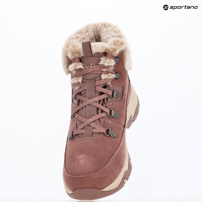 Buty damskie SKECHERS Trego Snow Worries mauve 9