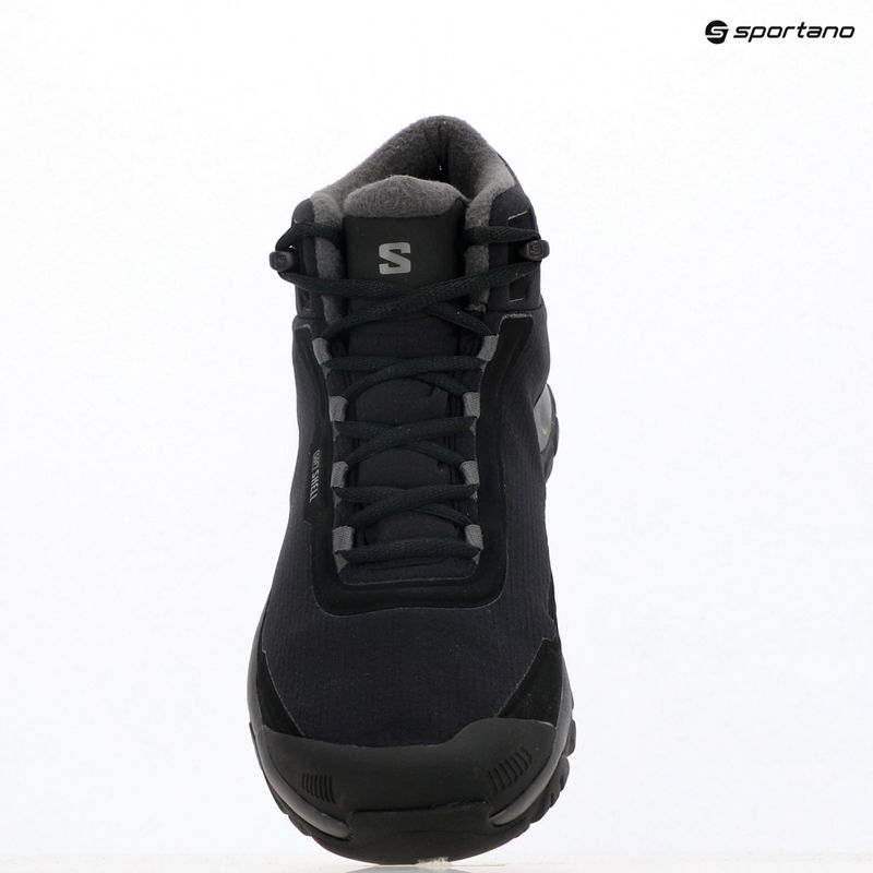 Buty trekkingowe męskie Salomon Shelter WP black/asphalt/castlerock 9