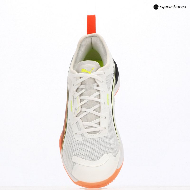 Buty do piłki ręcznej PUMA Eliminate Nitro 4 Game On puma white/glowing red/ultra blue 16