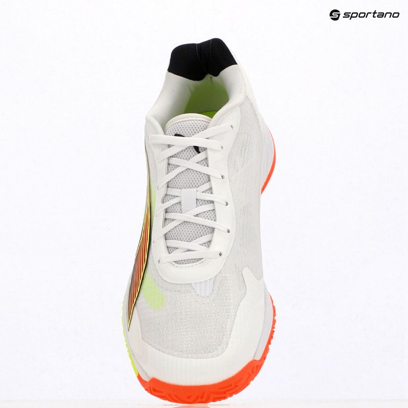 Buty do piłki ręcznej PUMA Accelerate Turbo 4 Game On puma white/glowing red/ultra blue 16