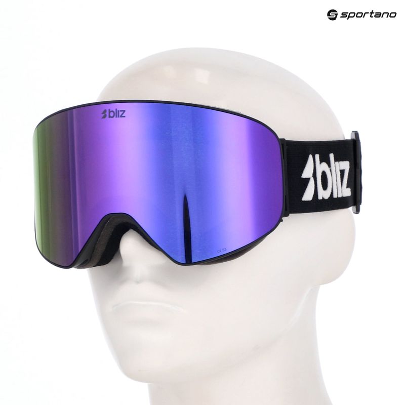 Gogle narciarskie Bliz Flow matte black/brown/purple multi 7