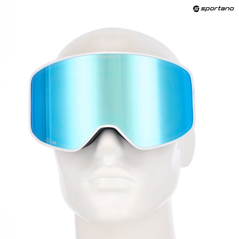 Gogle snowboardowe Quiksilver Storm white/clux ml blue 10