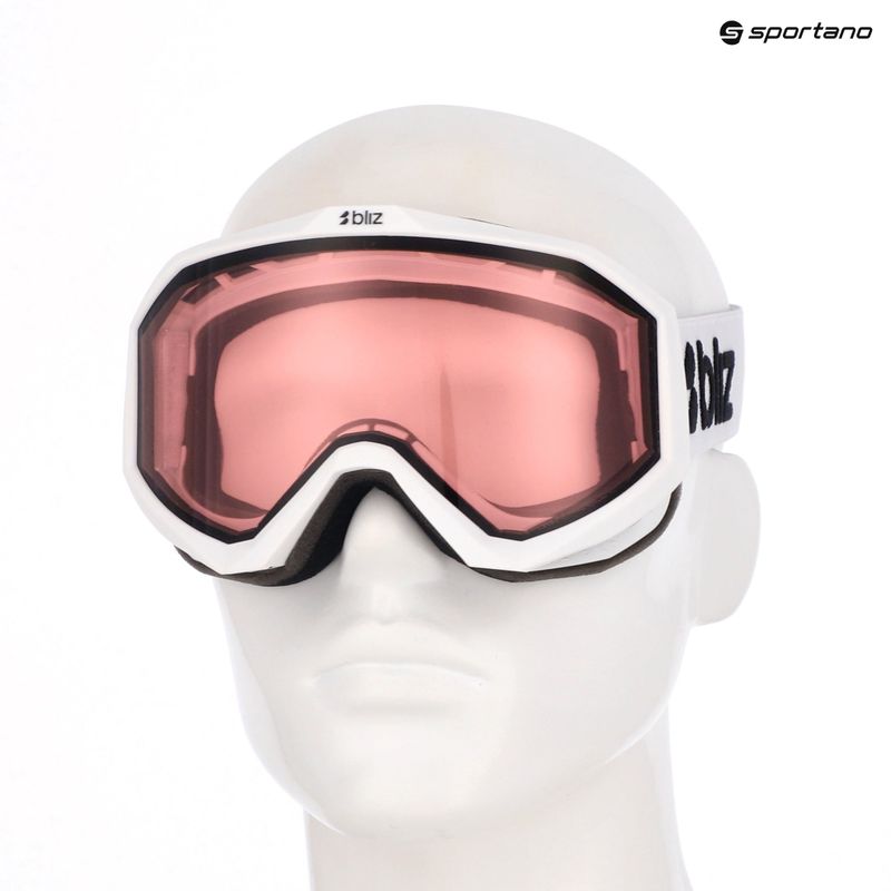 Gogle narciarskie Bliz Liner matte white/pink 7