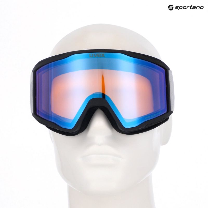 Gogle narciarskie UVEX Blast FM black matt/mirror blue 10