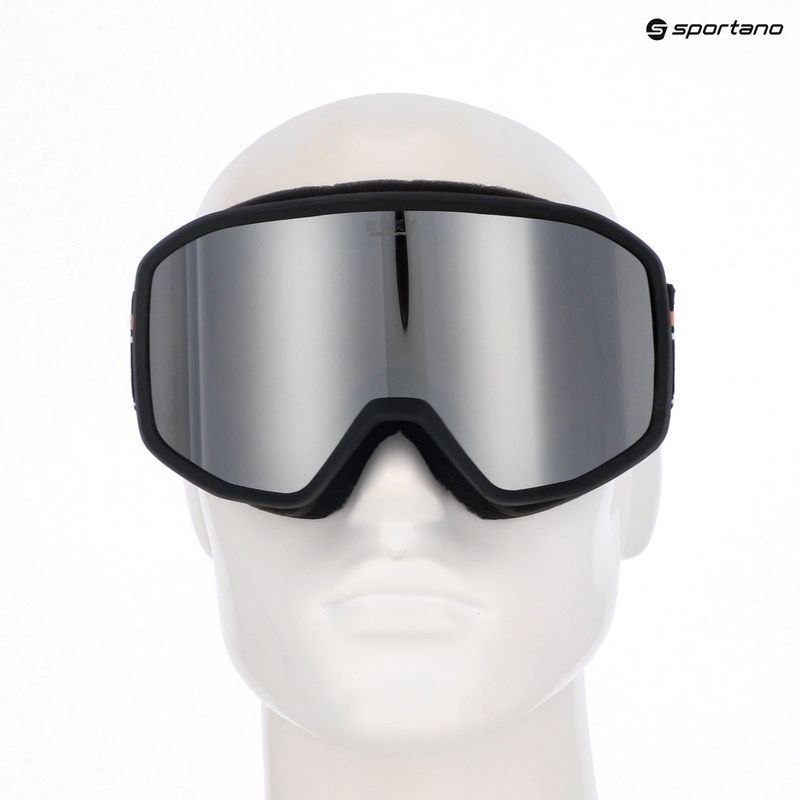 Gogle snowboardowe damskie ROXY Izzy black/clux ml silver 8