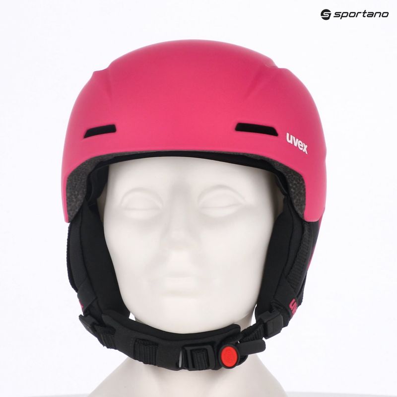 Kask narciarski dziecięcy UVEX Viti Jr pink matt 17