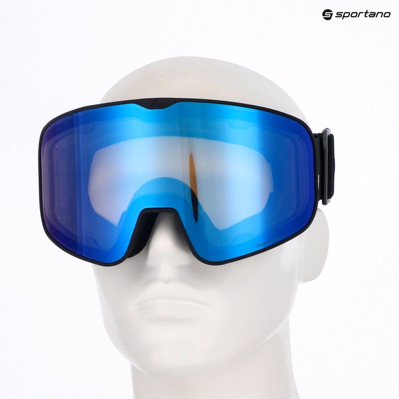 Gogle narciarskie Tripoint 109 Tumba Peak matt black/smoke/blue multi cromic 6