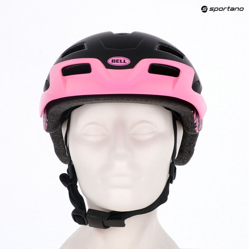 Kask rowerowy dziecięcy Bell Sidetrack Jr matte pink 9