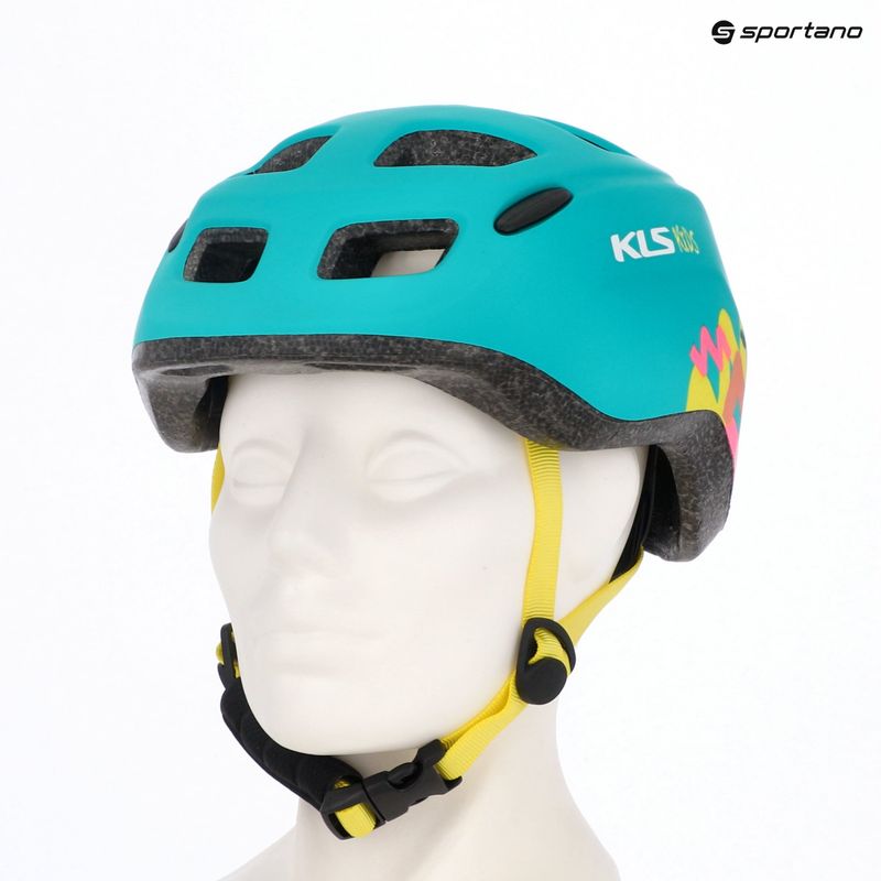 Kask rowerowy dziecięcy Kellys Zigzag 022 turquoise 9