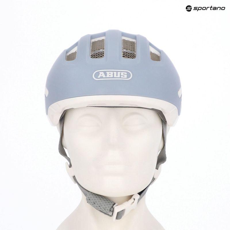 Kask rowerowy dziecięcy ABUS Smiley 3.0 ACE LED pure aqua 14