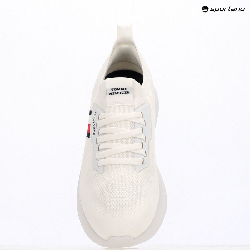 Buty męskie Tommy Hilfiger Lightweight Knitted Runner white 9