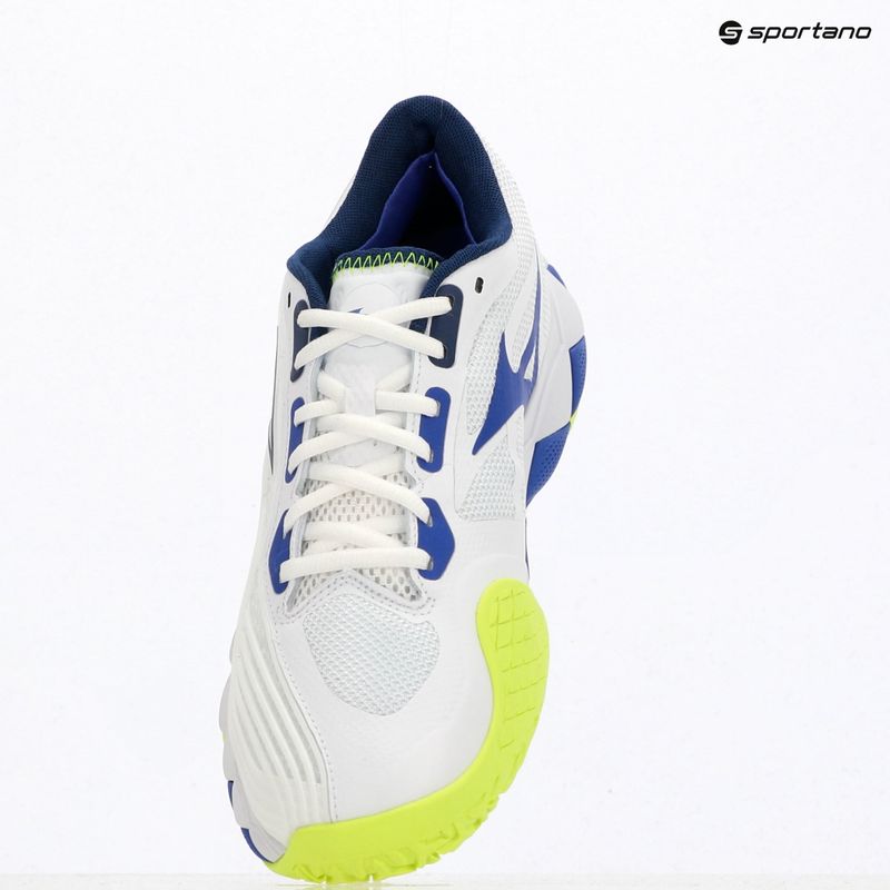 Buty do tenisa Mizuno Wave Enforce Tour 2 CC white/dazzling blue/lightning 9
