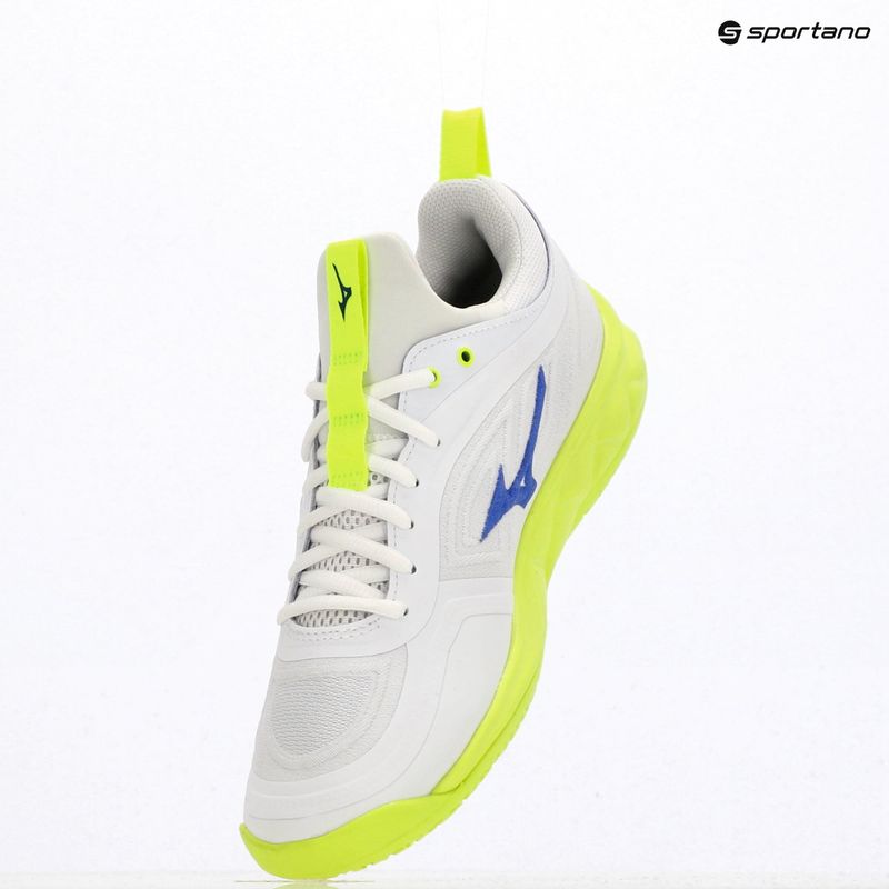 Buty do siatkówki Mizuno Wave Luminous 3 white/lightning yellow/dazzling blue 9