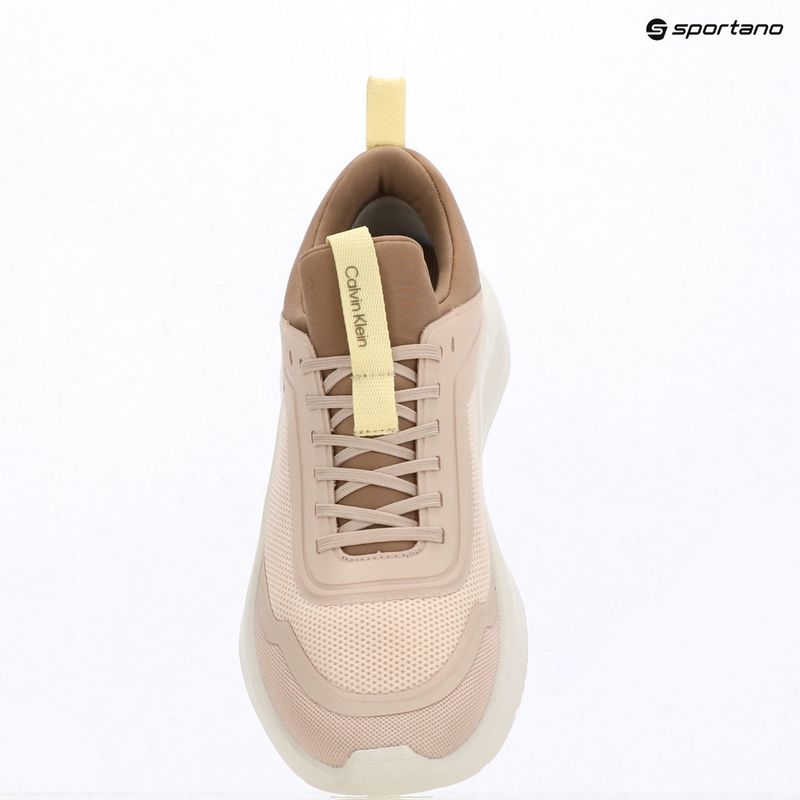 Buty damskie Calvin Klein HW0HW03023 Light Runner Sock Mesh Lycra whisper pink/lemonade/silver mink 9