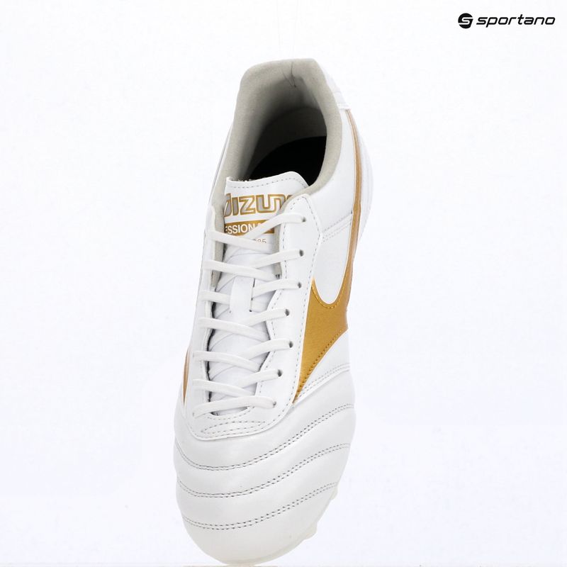 Buty piłkarskie Mizuno Morelia II Pro FG white/football gold/galaxy silver 9