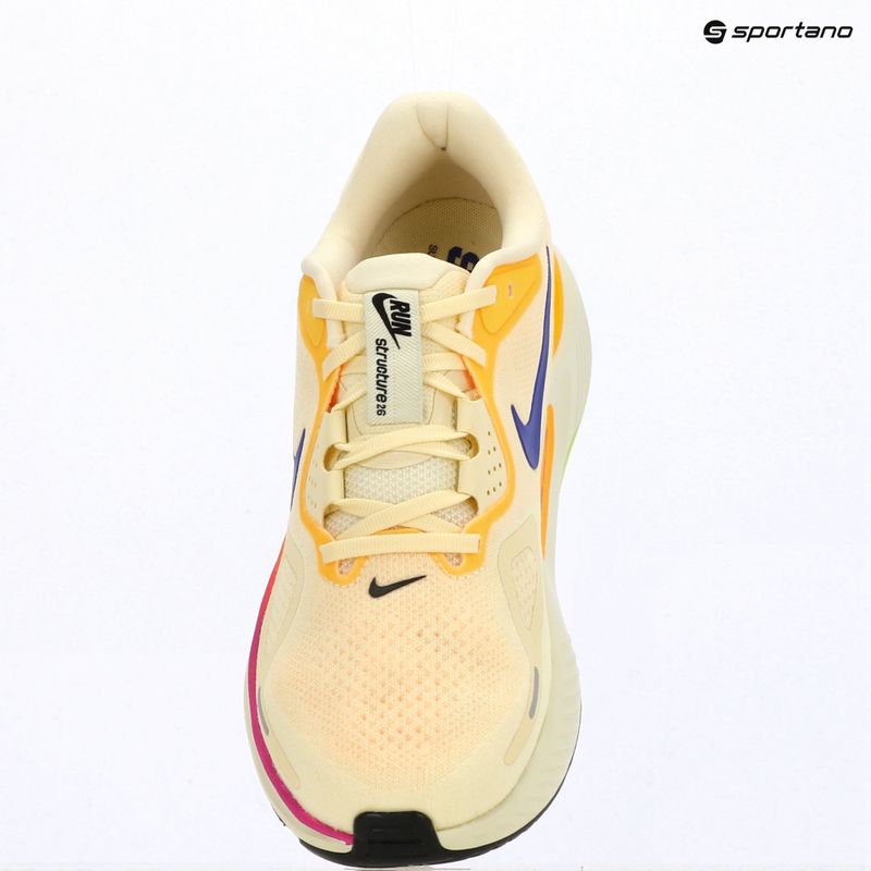 Buty do biegania męskie Nike Structure 26 alabaster/hyper violet/indigo burst 12