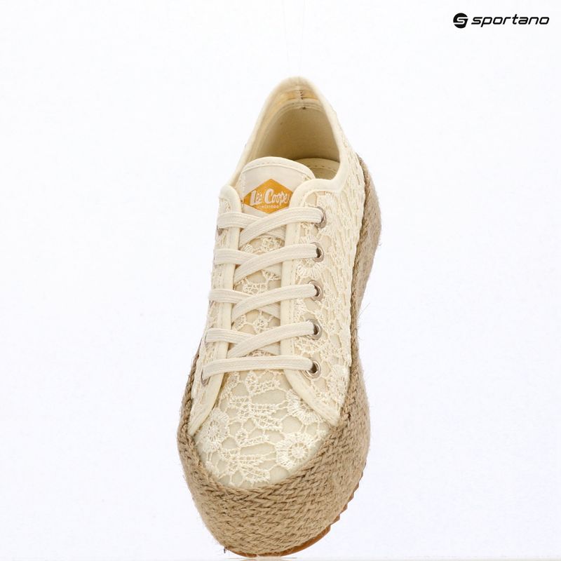 Espadryle damskie Lee Cooper LCW-26-31-4328LA beige 9