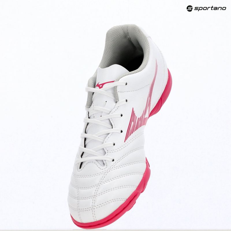 Buty piłkarskie dziecięce Mizuno Monarcida Neo III Select Jr AS white/fuchsia purple 12
