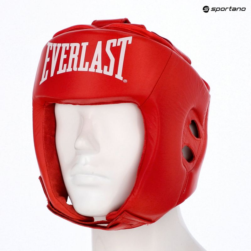 Kask bokserski Everlast Amateur Competition Headgear red 4
