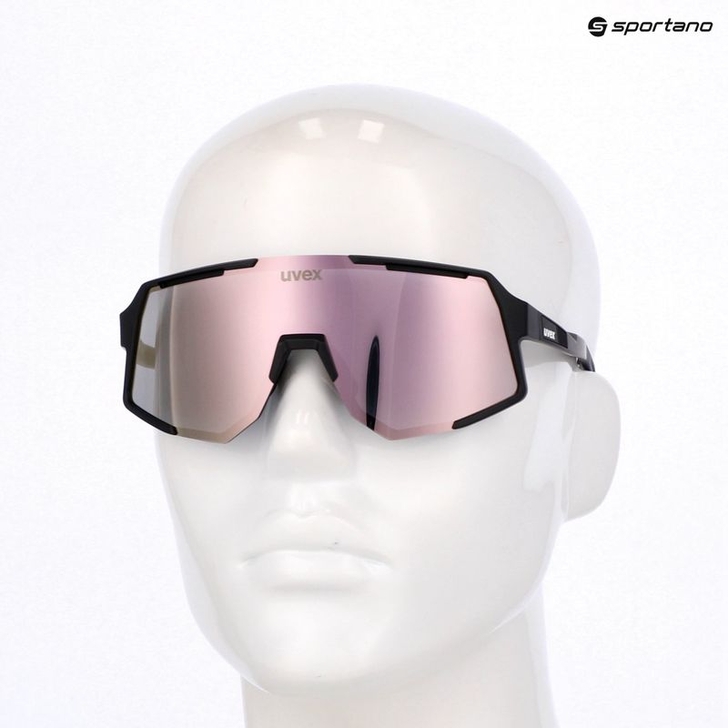 Okulary przeciwsłoneczne UVEX Sequenze black matt/mirror silver 7