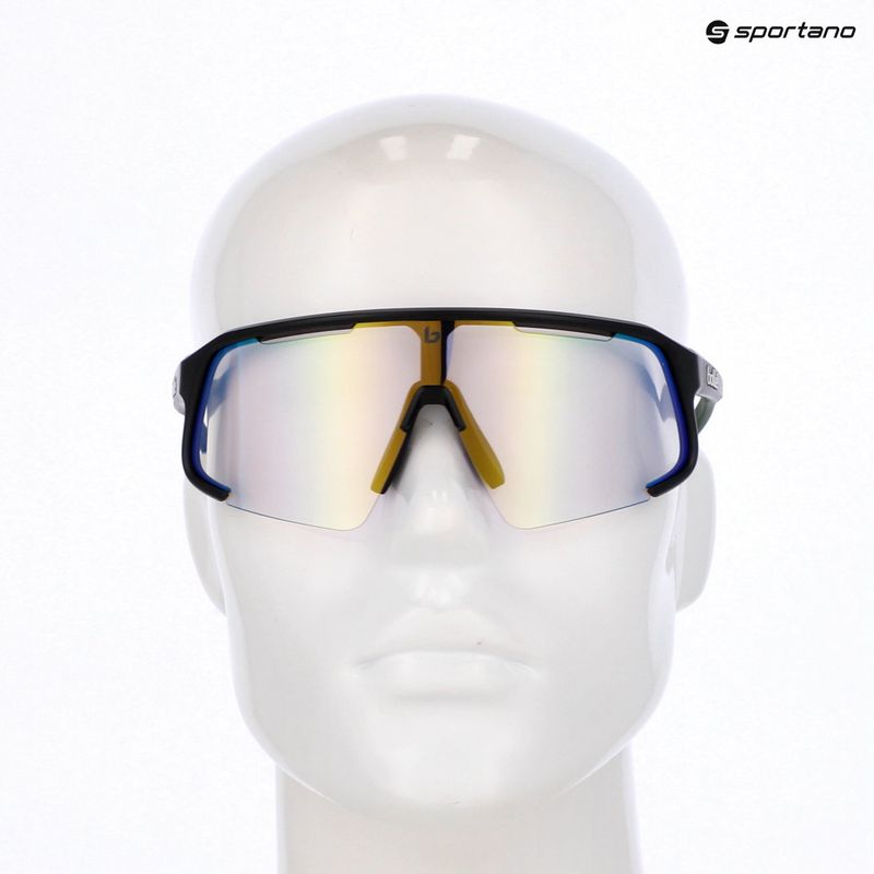Okulary przeciwsłoneczne Bollé Speedchaser black matte/phantom clear green photochromic 3