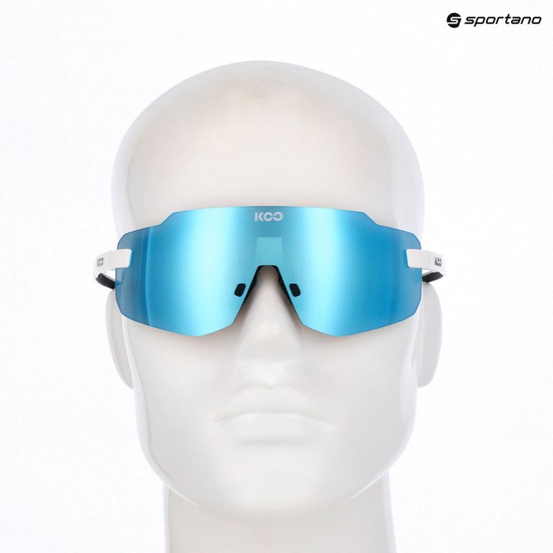 Okulary przeciwsłoneczne Koo Supernova white/turquoise mirror 5