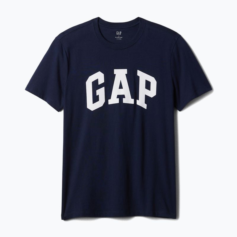 Koszulka męska GAP Soft Basic Logo blue navy 4