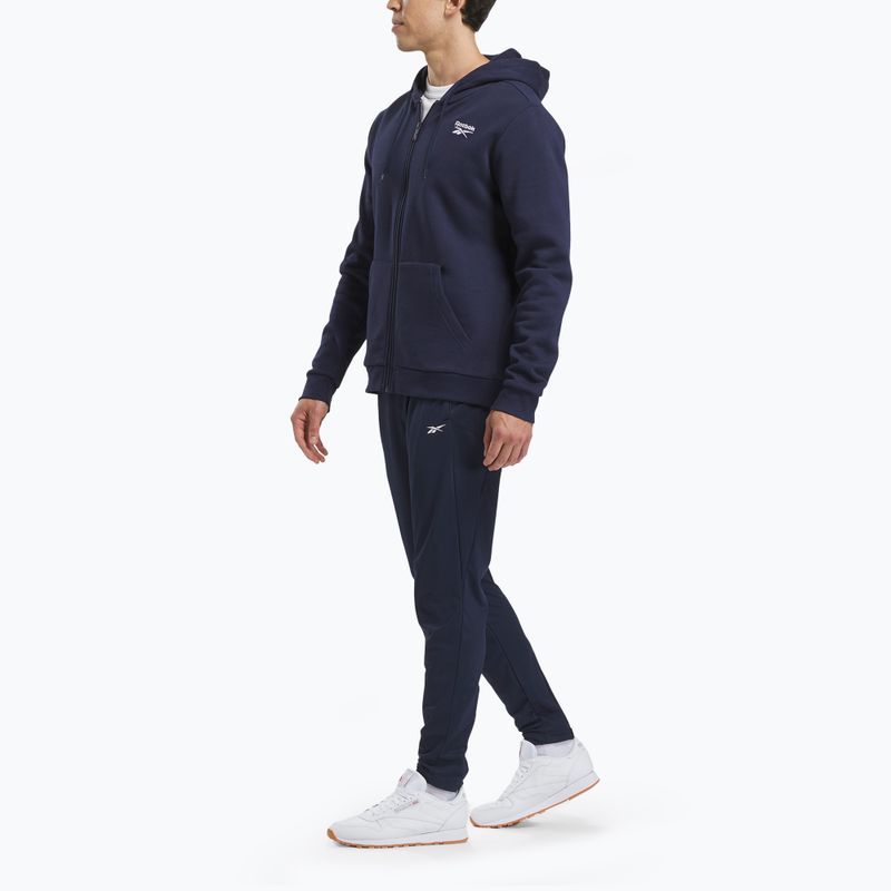 Bluza męska Reebok Identity SL Fleece FZ vector navy 2