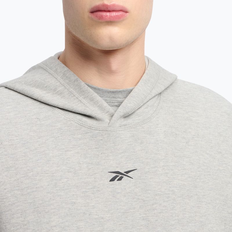 Bluza męska Reebok Athlete Hoodie medium grey heather 4