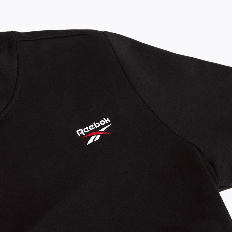 Bluza męska Reebok Identity Small Logo Fleece black/white/vector red 3