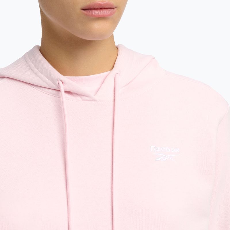 Bluza damska Reebok Identity Small Logo French Terry Hoodie frosted berry 4