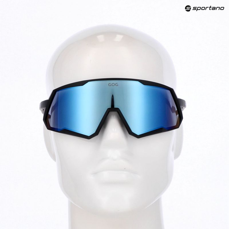Okulary przeciwsłoneczne GOG Tove matt black/reflex white/blue 5