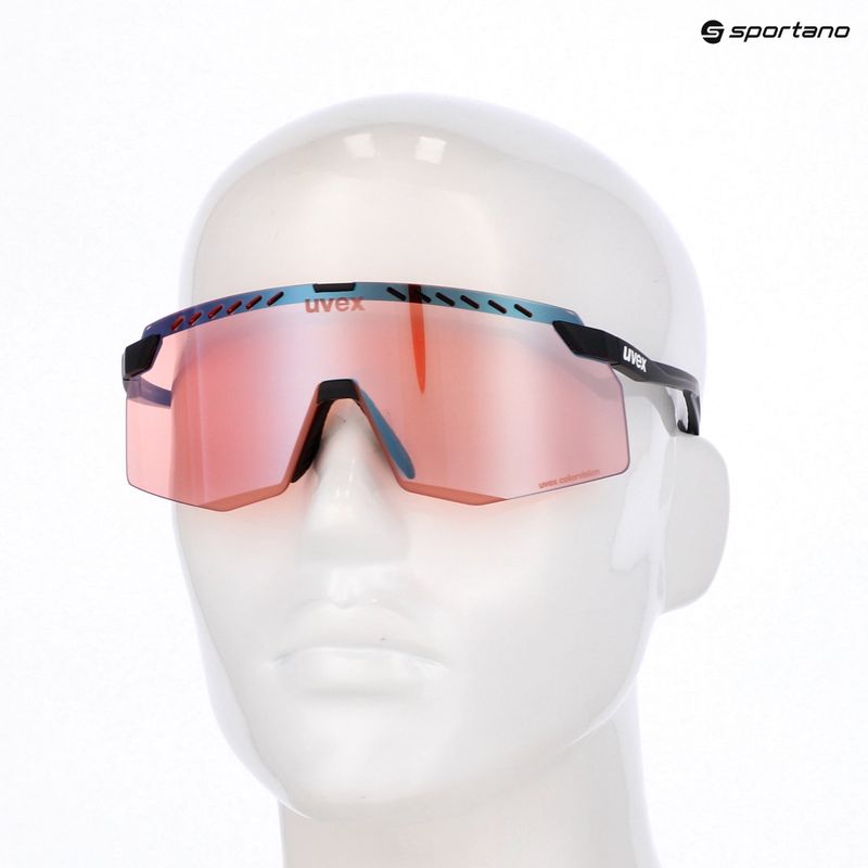 Okulary przeciwsłoneczne UVEX Pace Stage CV black matt/mirror blue 5