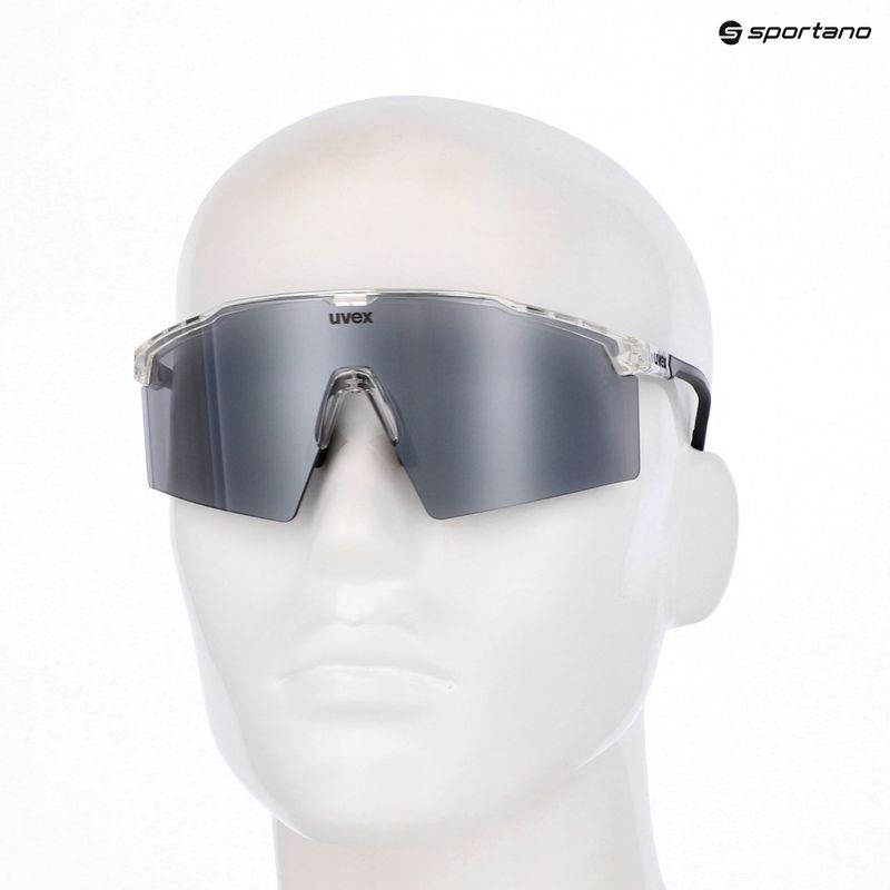 Okulary przeciwsłoneczne UVEX Flowline clear/mirror silver 7