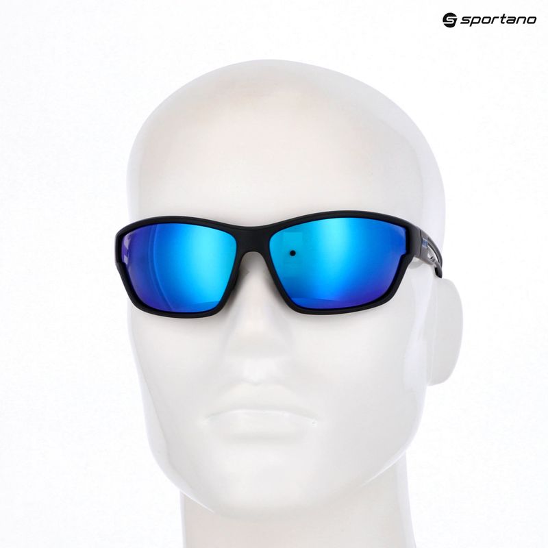 Okulary przeciwsłoneczne UVEX Sportstyle 806 black matt/mirror blue 7