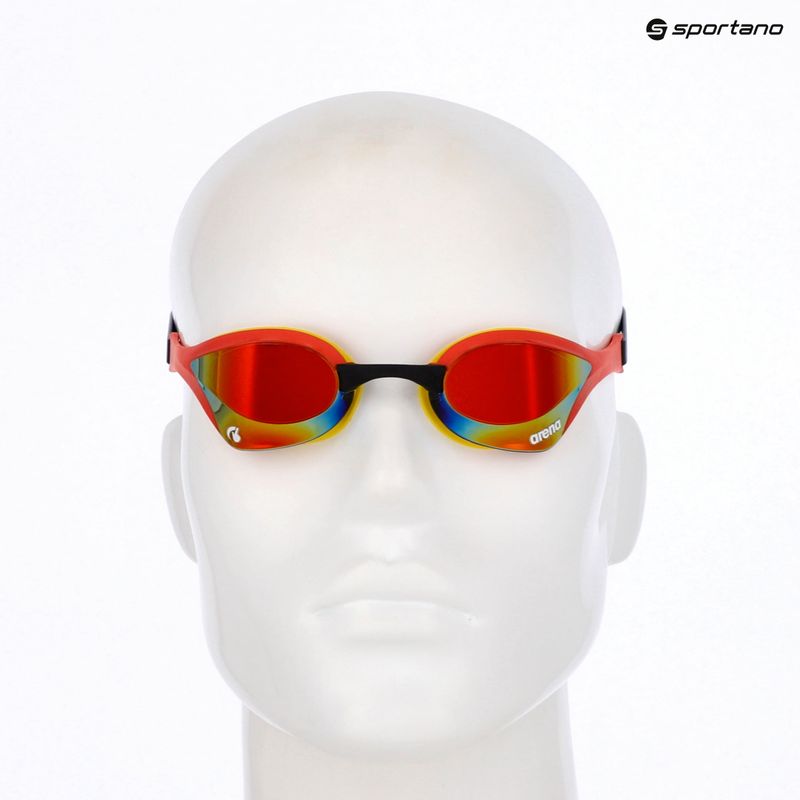 Okulary do pływania arena Cobra Ultra Swipe Mirror gold/red 7