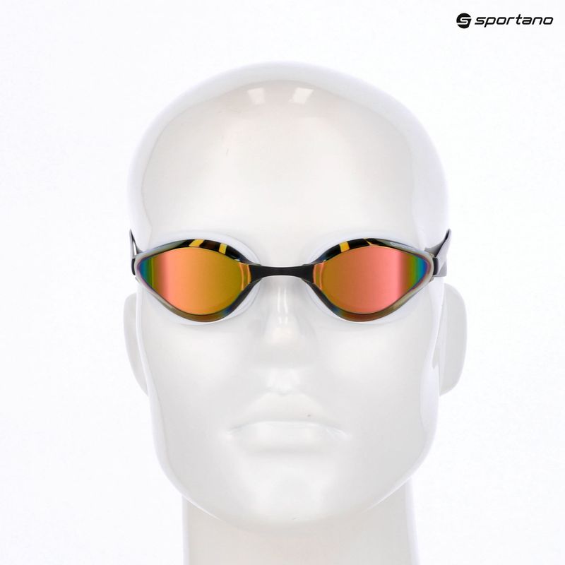 Okulary do pływania arena Python Mirror copper/white 3