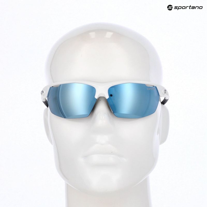 Okulary przeciwsłoneczne Tifosi Navar matte white/smoke bright blue mirror 6