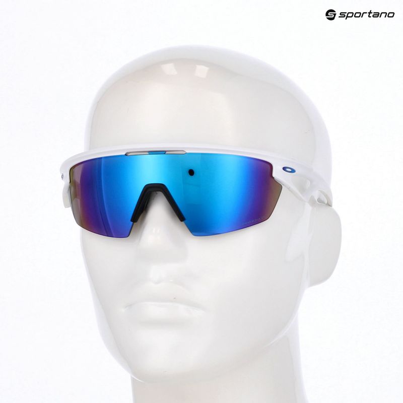 Okulary przeciwsłoneczne Oakley Sphaera matte white/prizm sapphire polarized 9