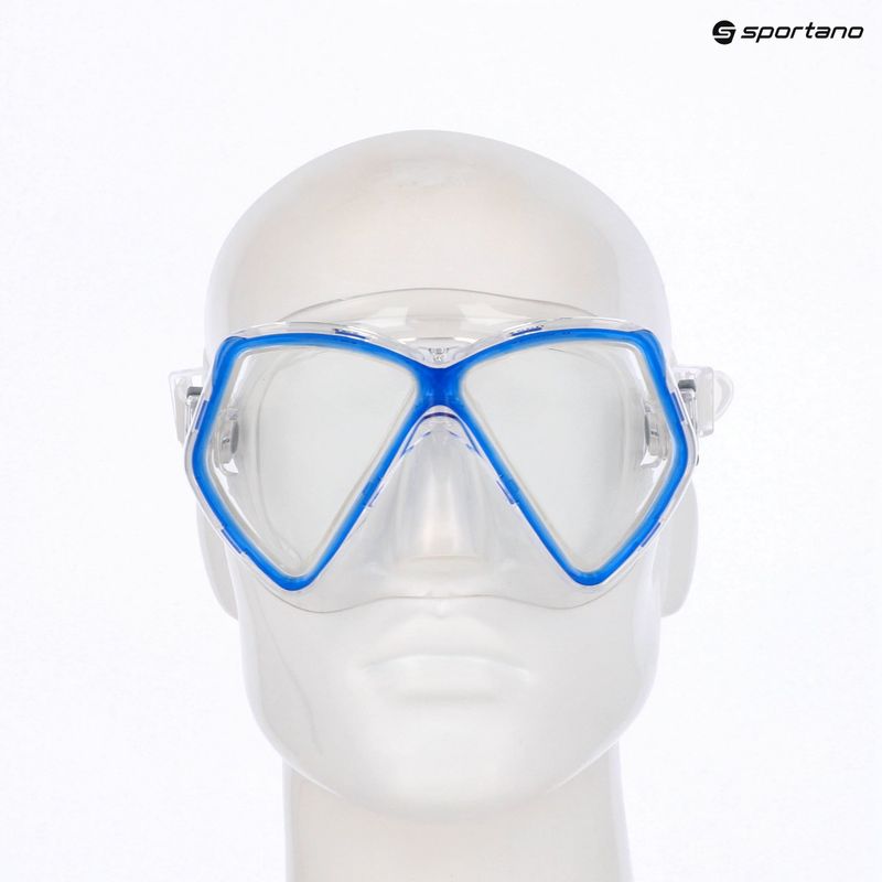 Maska do snorkelingu dziecięca Mares Zephir JR blue/clear 7