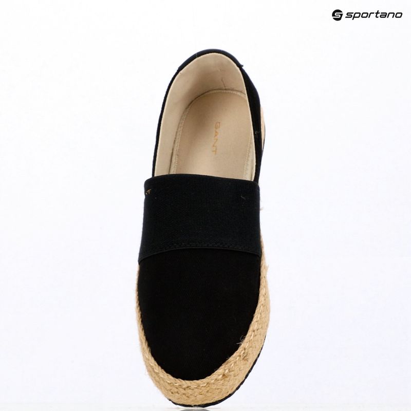 Espadryle damskie GANT Raffiaville black 16