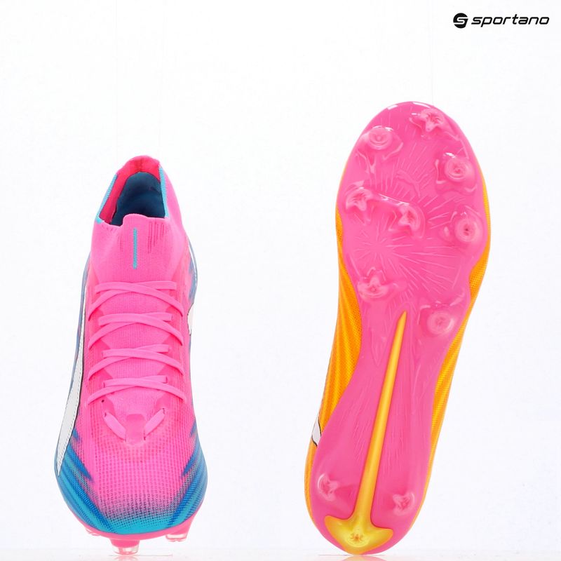 Buty piłkarskie PUMA Ultra 6 Match + FG/AG poison pink/puma wht/sun stream/bright aqua/puma blk 9
