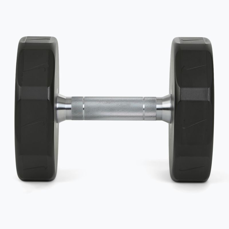 Hantel chromowany Nike Strength Pro Urethane Dumbbell 14 kg black/white 3