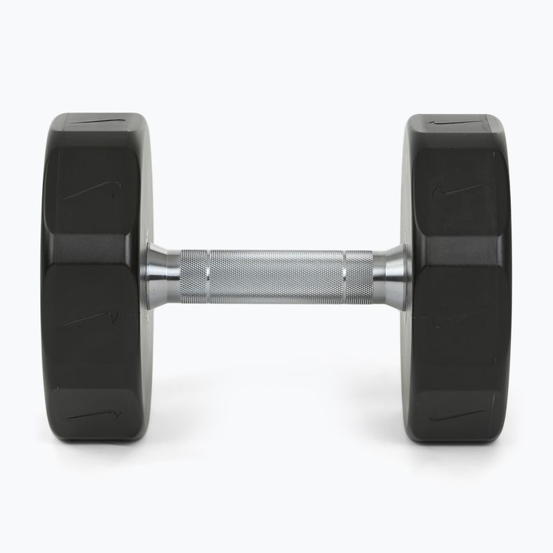 Hantel chromowany Nike Strength Pro Urethane Dumbbell 16 kg black/white 3