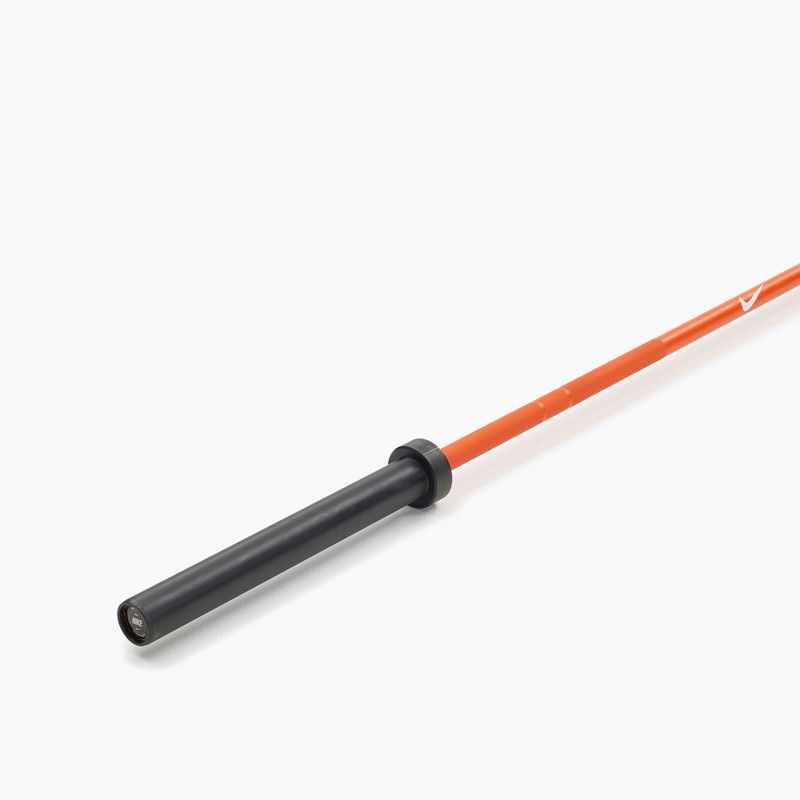 Gryf prosty Nike Strength Coated Premium Barbell red swoosh 3