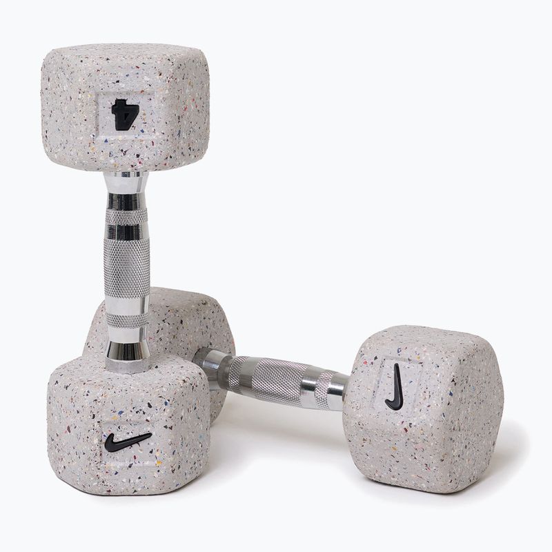 Hantle Nike Strength Grind Hex Dumbbell 2 x 4 kg wolf grey