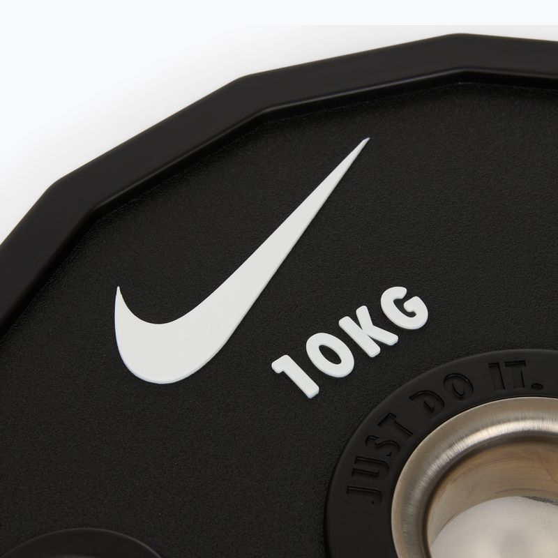 Obciążenie bumperowe Nike Strength Pro Urethane Plates 10 kg black/white 3