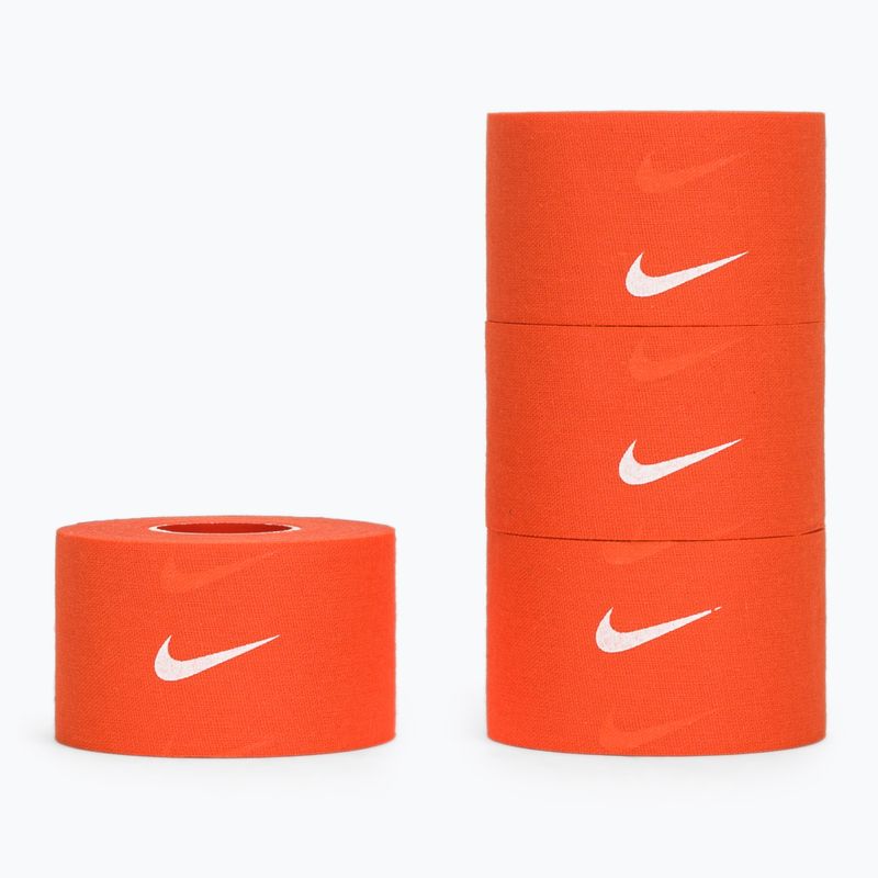 Bandaż elastyczny kohezyjny Nike Strenght Athletic Tape 4 szt. orange/white