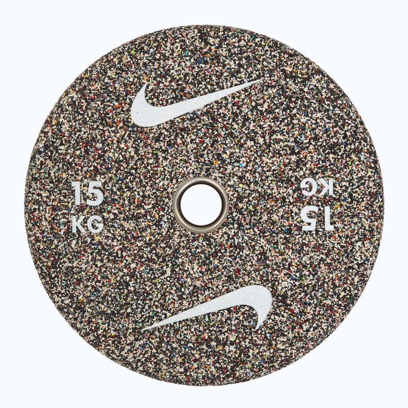 Obciążenie bumperowe Nike Strength Grind Bumper Plates 15 kg basalt 2