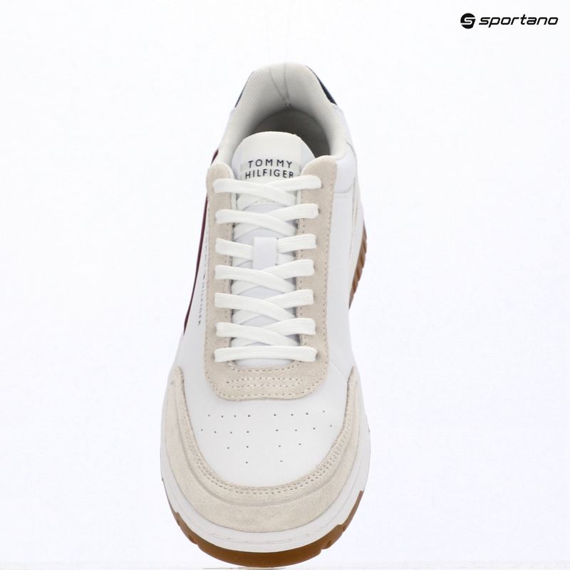 Buty męskie Tommy Hilfiger Basket Core Leather Suede Mix rwb 9